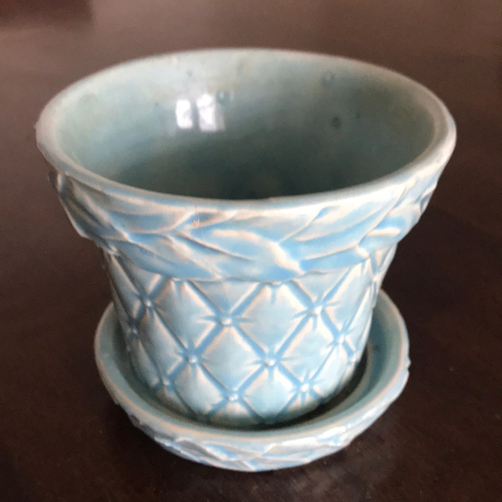 Vintage Blue McCoy Pottery